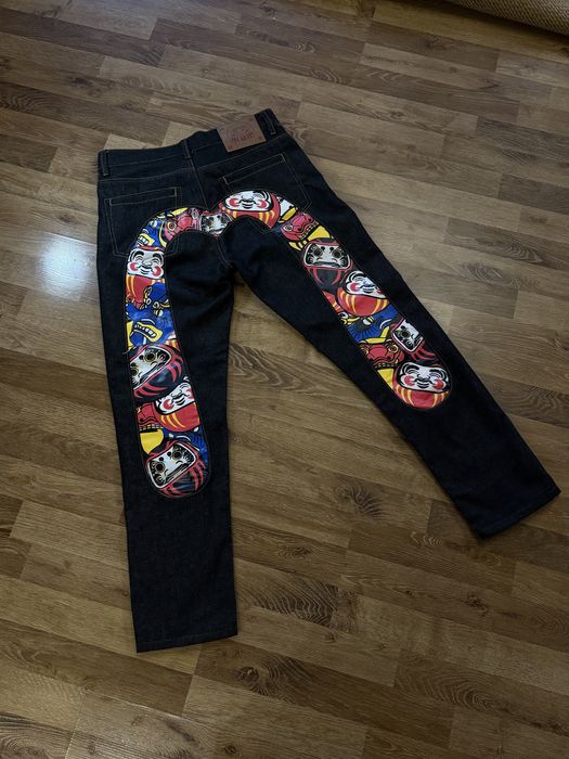 Джинси від японьського бренду Evisu в ідеальному стані.