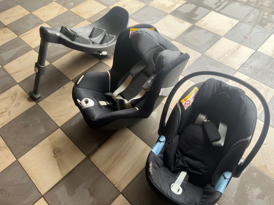 Fotelik Cybex Atom oraz Cybex Sirona M2 oraz bazarowy