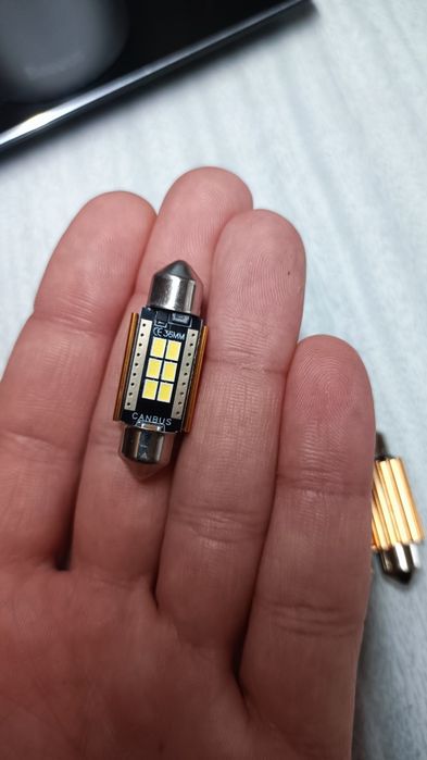 Лед Led лампи для авто C5W C10W Festoon Canbus  36мм для номерного знаку і не тільки