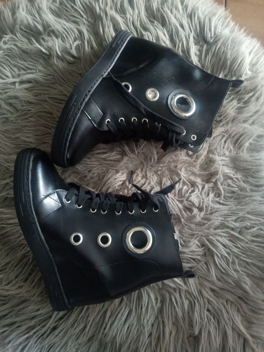 Botki sneakersy na koturnie nowe lu boo r.41