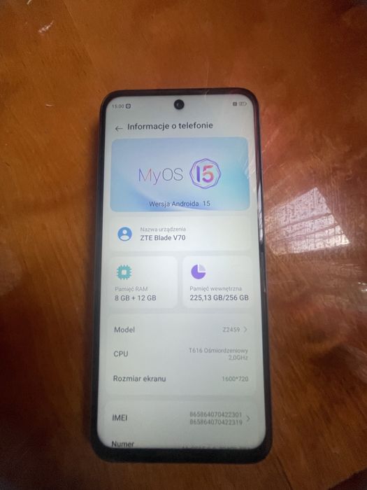 ZTE Blade V70 8/256.