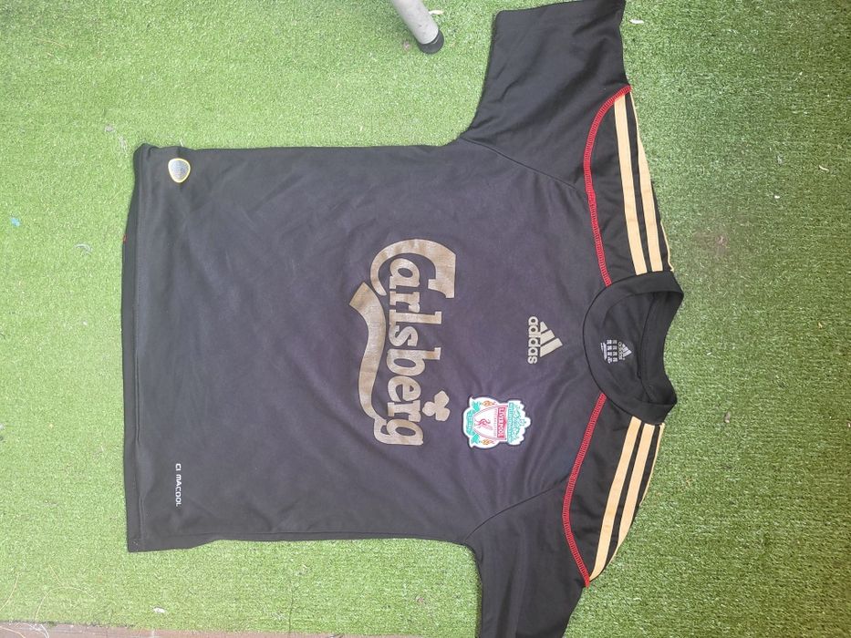 Czarna koszulka do piłki nożnej adidas Liverpool