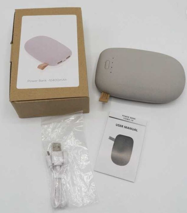 Power bank o pojemności 10400mAh z możliwością ładowania 2 urządzeń