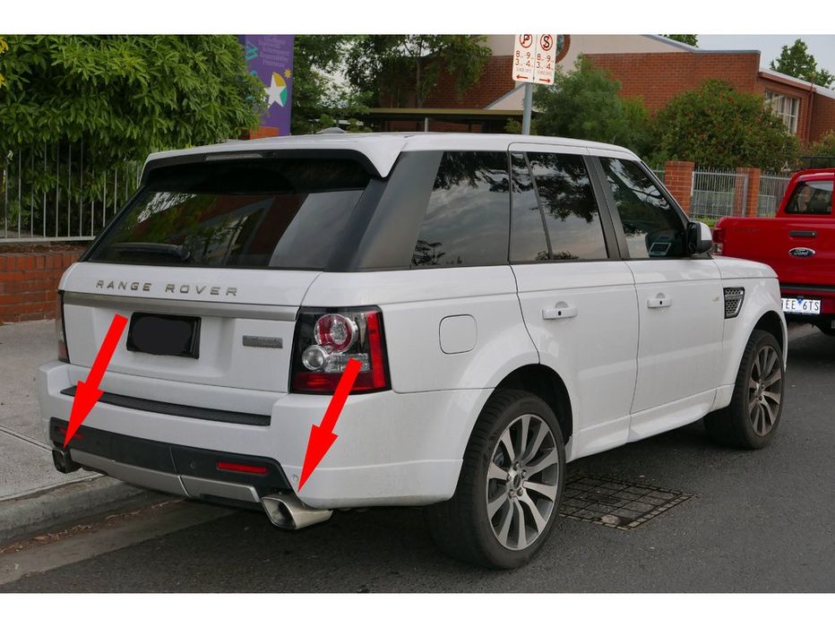 Range Rover Sport 2005-2013 Насадки на глушитель (2 шт, нерж)