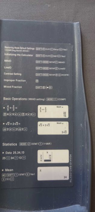 Calculadora científica Casio Fx 85 Es