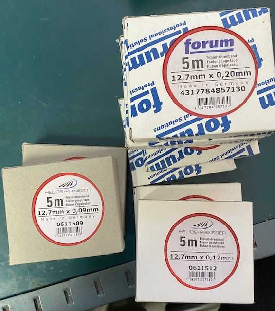 Szczelinomierz taśmowy 0,20mm x12,7mm x 5m FORUM