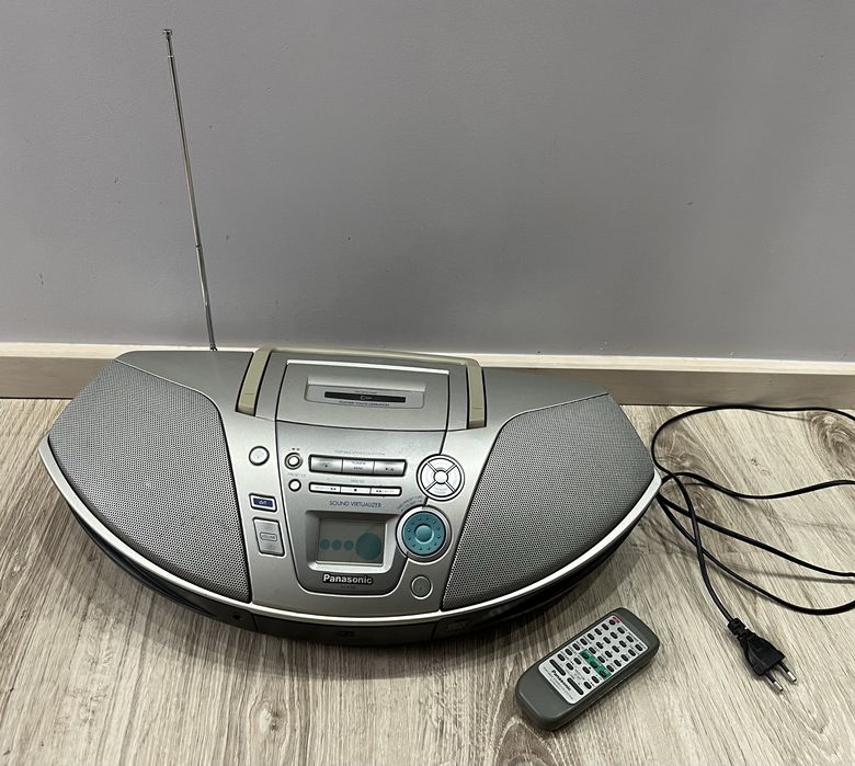Boombox Panasonic rx-es20 z pilotem Radioodtwarzacz radio CD kasety