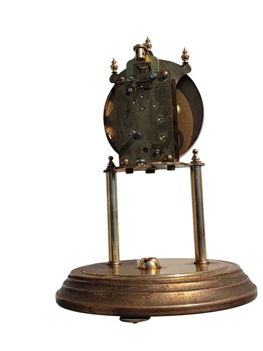 Stary Niemiecki zegar kominkowy roczniaka Kundo unikat kolekcjonerski