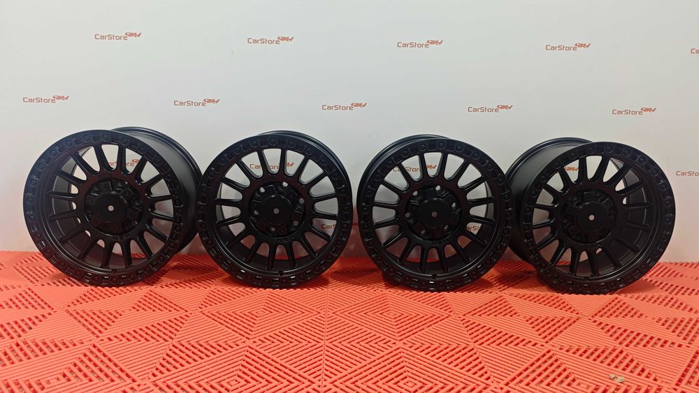 Jantes Alumínio 4x4 16 x 8 j et 1 6x139.7 Preto Matte Look Beadlock