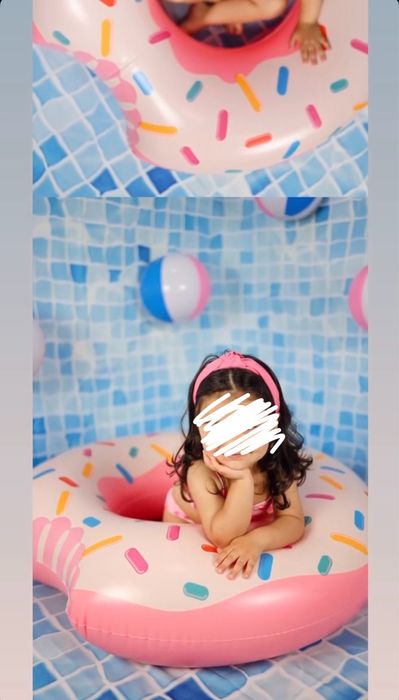 Cenário fotográfico Piscina (Tema Verão)