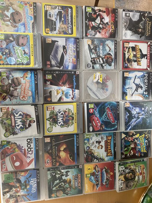 Gry Ps3 dla dzieci lego rayman fifa nba nhl gta smerfy f1 dirt move