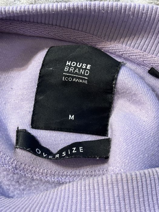 bluza oversize fioletowa