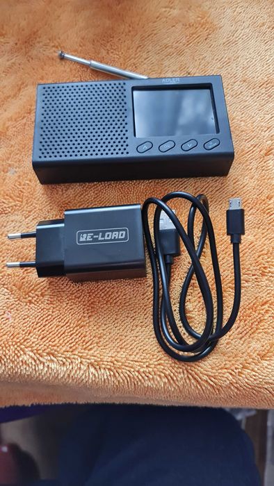 Adler AD 1198 Radio Przenośne - LCD - FM - Bluetooth - Zegar