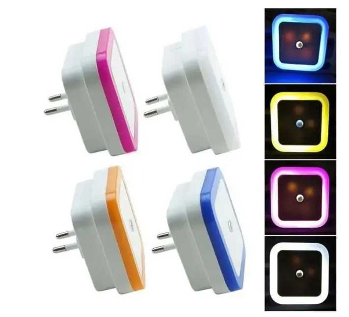 Ночник LED в розетку с датчиком света  220В, автоматический светильник