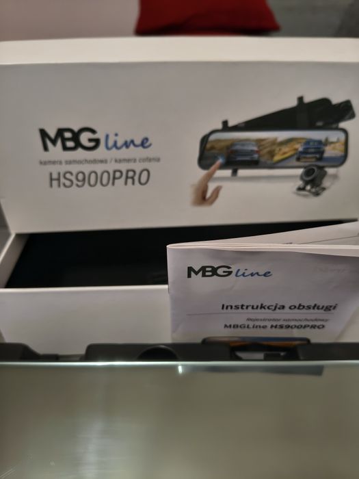 Kamerą cofania na lusterko i wideo rejestrator MBGline HS900PRO