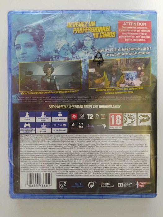 NOWA New Tales from the Borderlands PS4