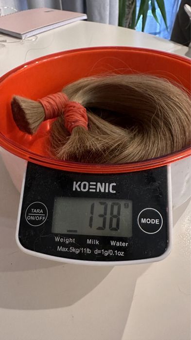 Wlosy dziewicze 138g 51cm refleksy  , zalozenie