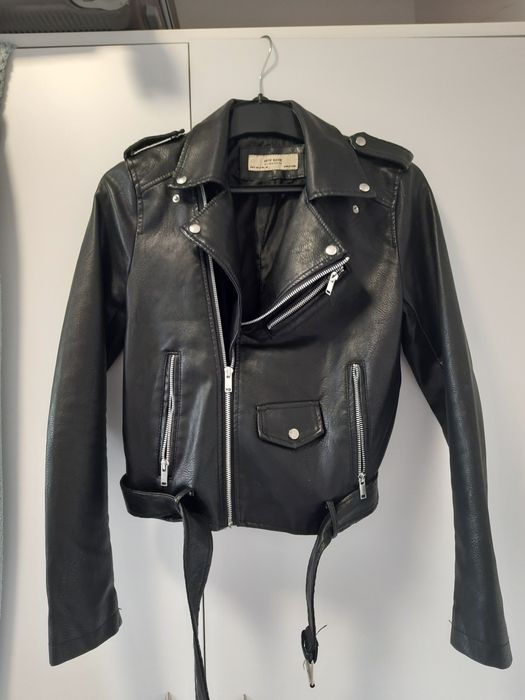 Kurtka w stylu biker/ ramoneska skórzana