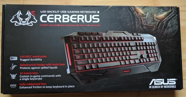 Teclado Gaming ASUS Cerberus PT [COMO NOVO]