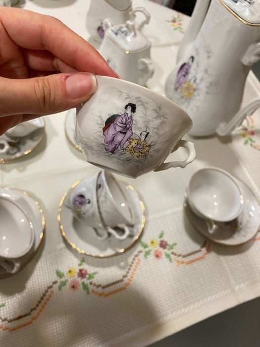 Conjunto de Café Vista Alegre - Oriental