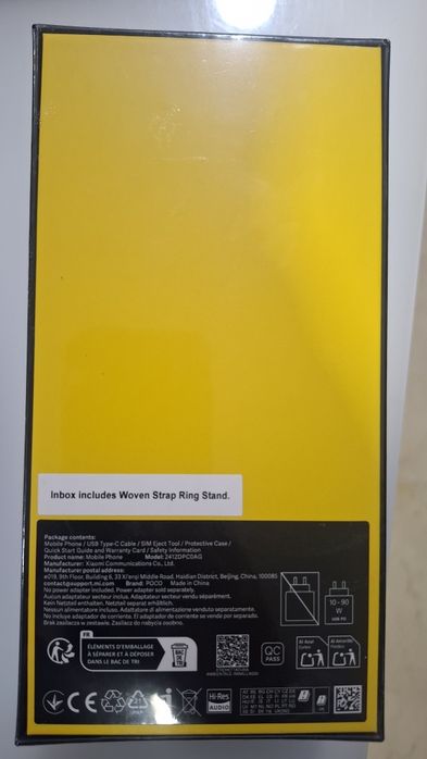 Telemóvel em embalagem de origem