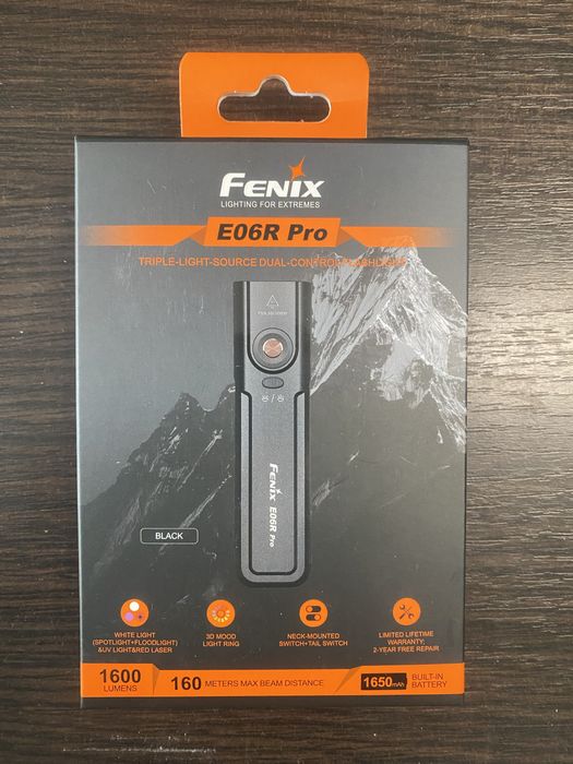 Наключний ліхтар Fenix E06R PRO