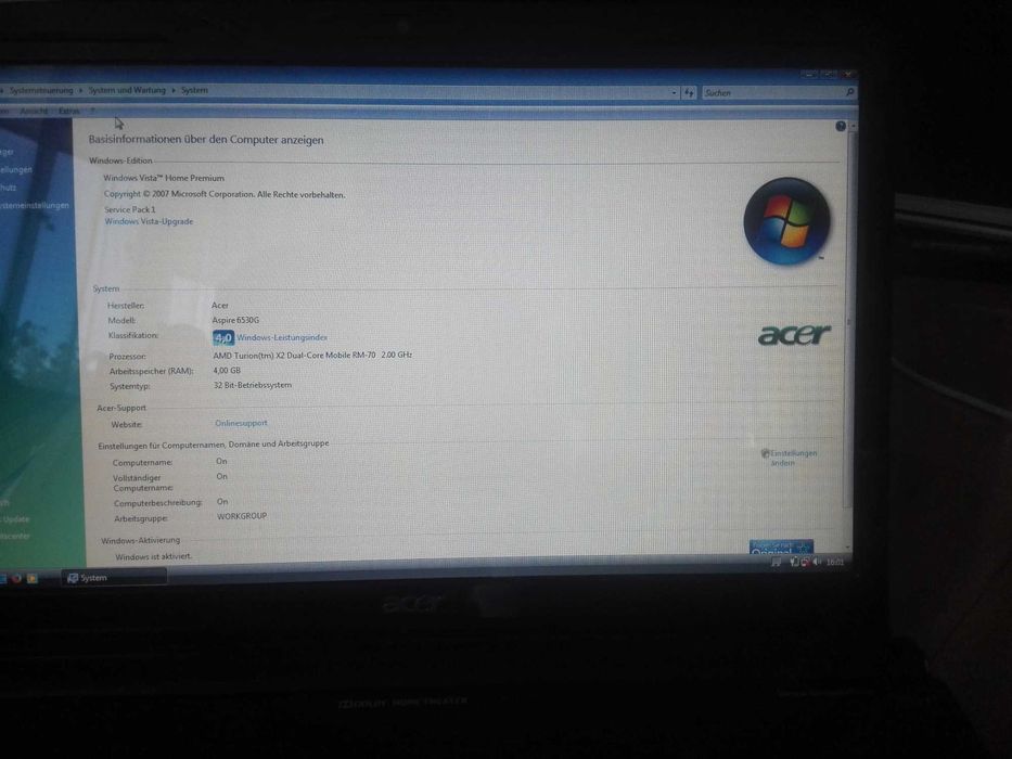 laptop ACER Aspire