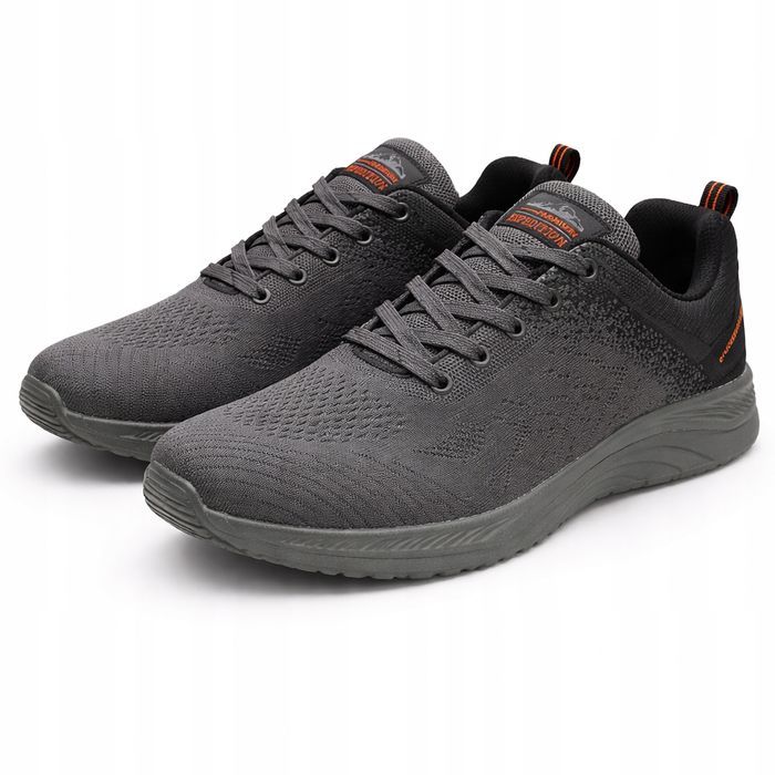 Szare sneakersy męskie Premium Expedition 42