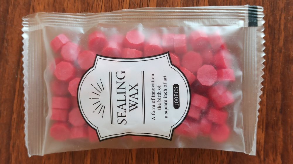 Воск красный печать сургуч 100 штук ложечка для воска ложка для писем ...
