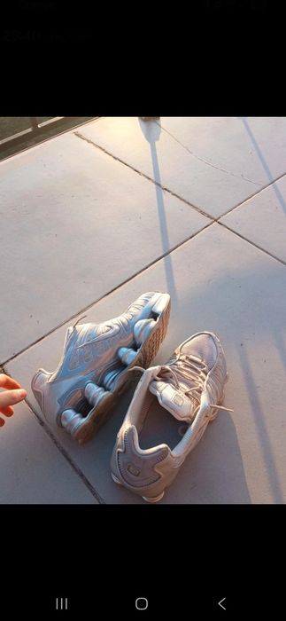 Buty nike shox szare