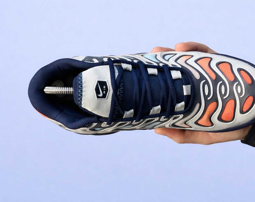 (2262) Кросівки Nike Air Max TN Plus Drift сірі з синім (41-46) найк