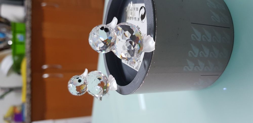 Cristal Swarovski- Coleção animais miniaturas -Patinhos conjunto 3