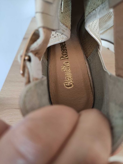 Buty sandały skórzane włoskie Rosetti r.40 skórzane