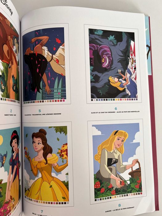 Розмальовка Дісней по номерам оригінал польське видання Pory roku