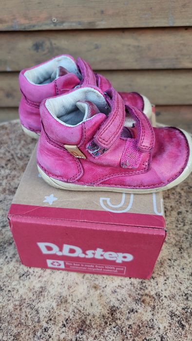 дитячі шкіряні черевики бренду D.D.Step , 21р
