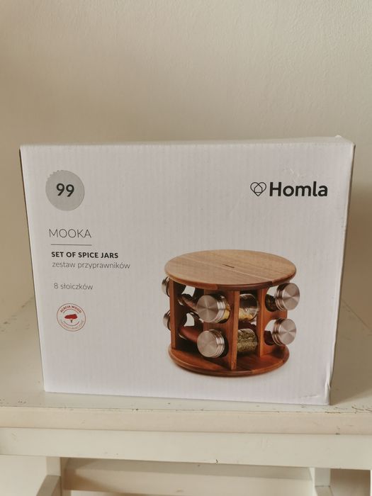 Zestaw przyprawników słoiczki na przyprawy Homla