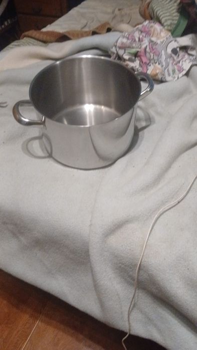 panela de aço inoxidável