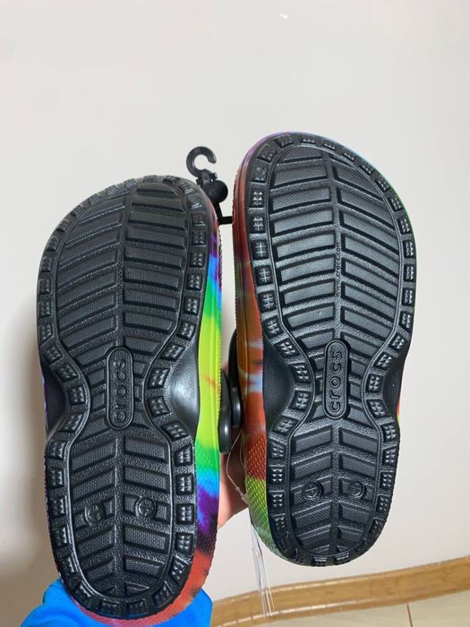 Crocs sport casual Крокси утеплені зимові тапочки домашні яскраві коль