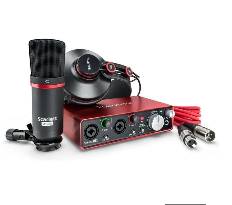 Zestaw do produkcji muzycznej Focusrite Scarlett 2i2 Studio