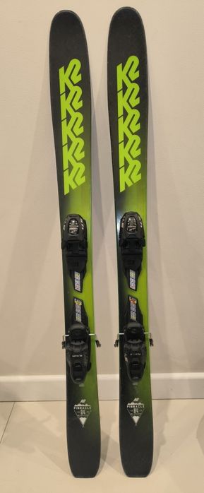 K2 pinnacle 130cm juniorskie narty z rockerem freeride freeski