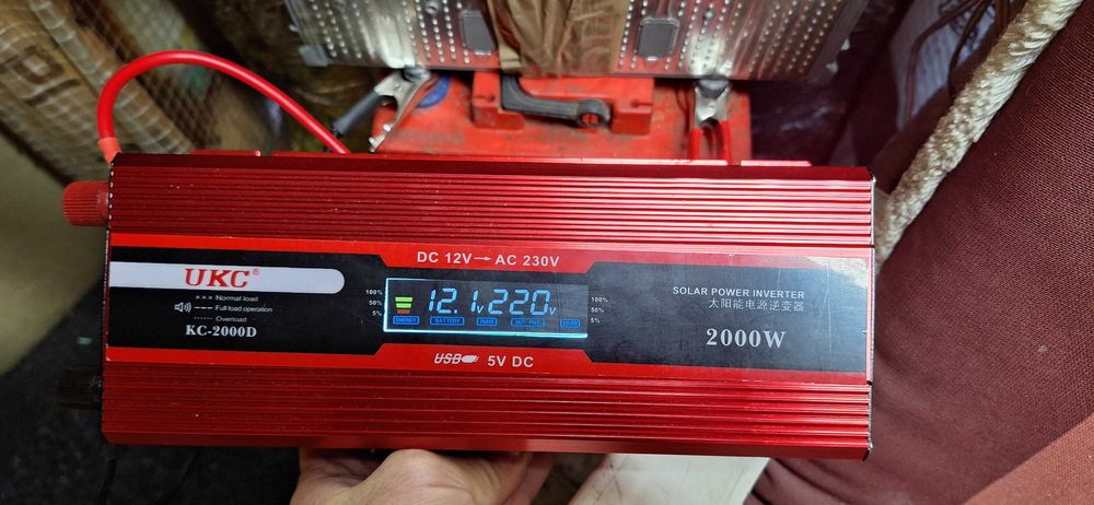 Инверторы -12В-220В-150W-2000W (чистая синусоида) Котлы, насосы.