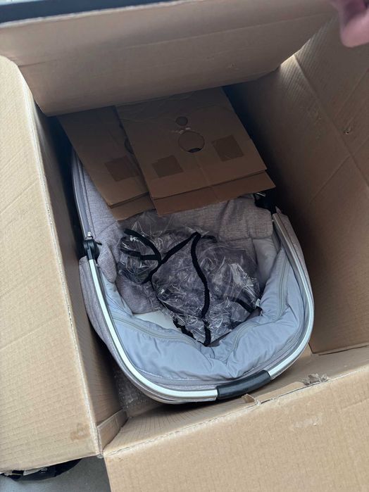 Espiro wózek 2w1 Next melange Pink 08