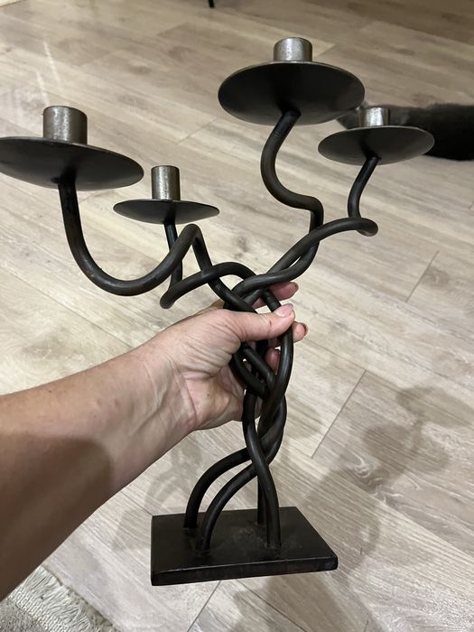 Підсвічник металевий