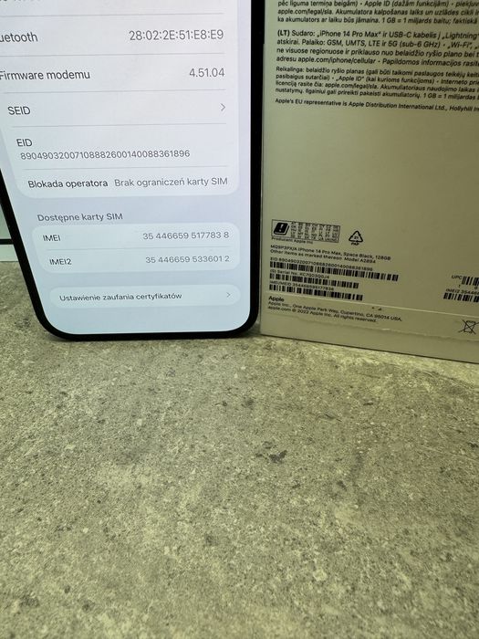 Iphone 14 Pro Max | 87% kondycjii baterii