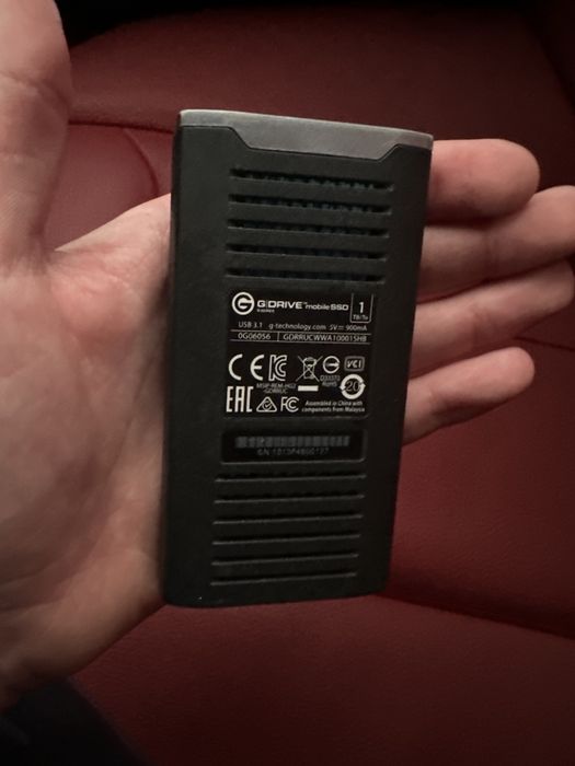SSD диск G-Technology G-Drive mobile R-Series 1TB