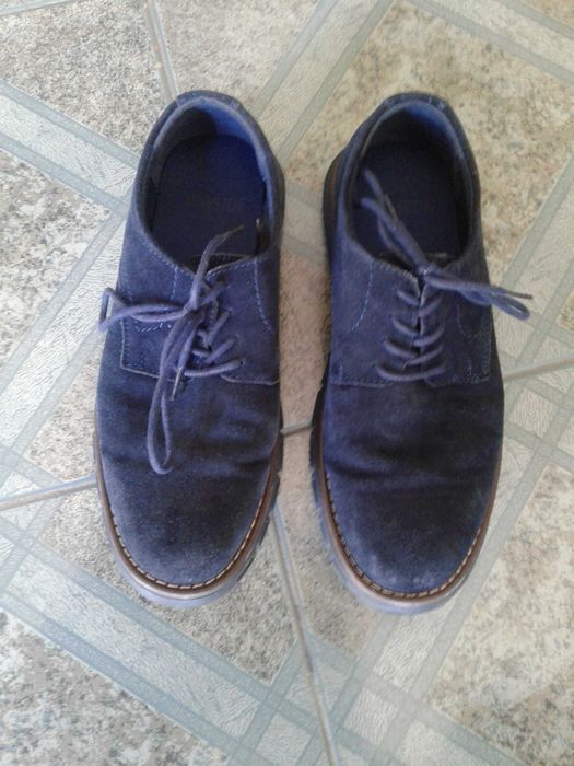 Sapato de camurça azul da Seaside, como NOVO!