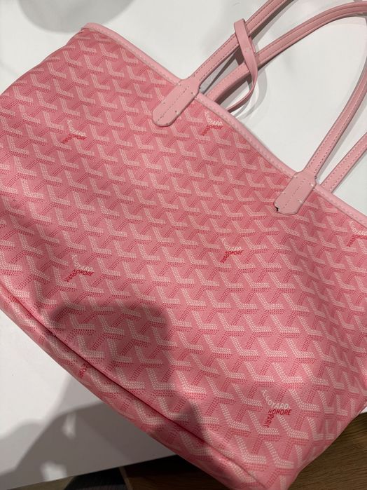 Różowa torba shopper