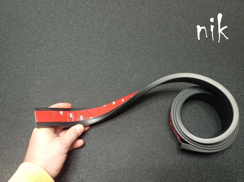 Гумові накладки на колісні арки, крила авто 1,5м універсальні