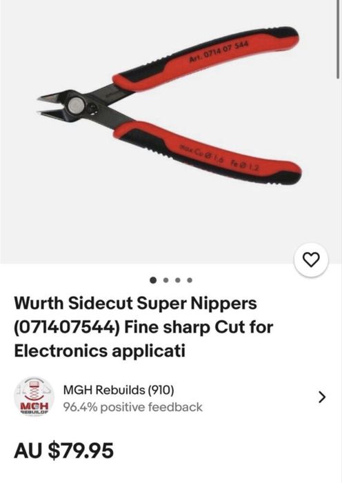 Кусачки бокорізи Wurth оригінал. Нові | професійні | Німеччина