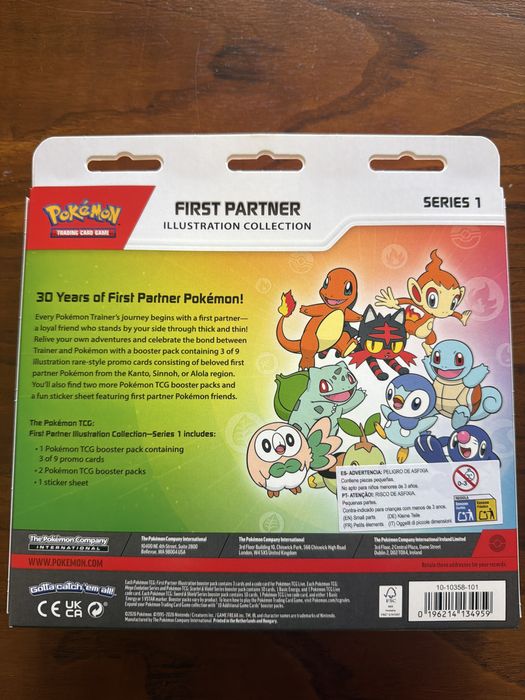 TROCA Pokémon TCG First Partner Illustration Collection series 1